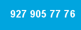 927 905 77 76 927 905 77 76